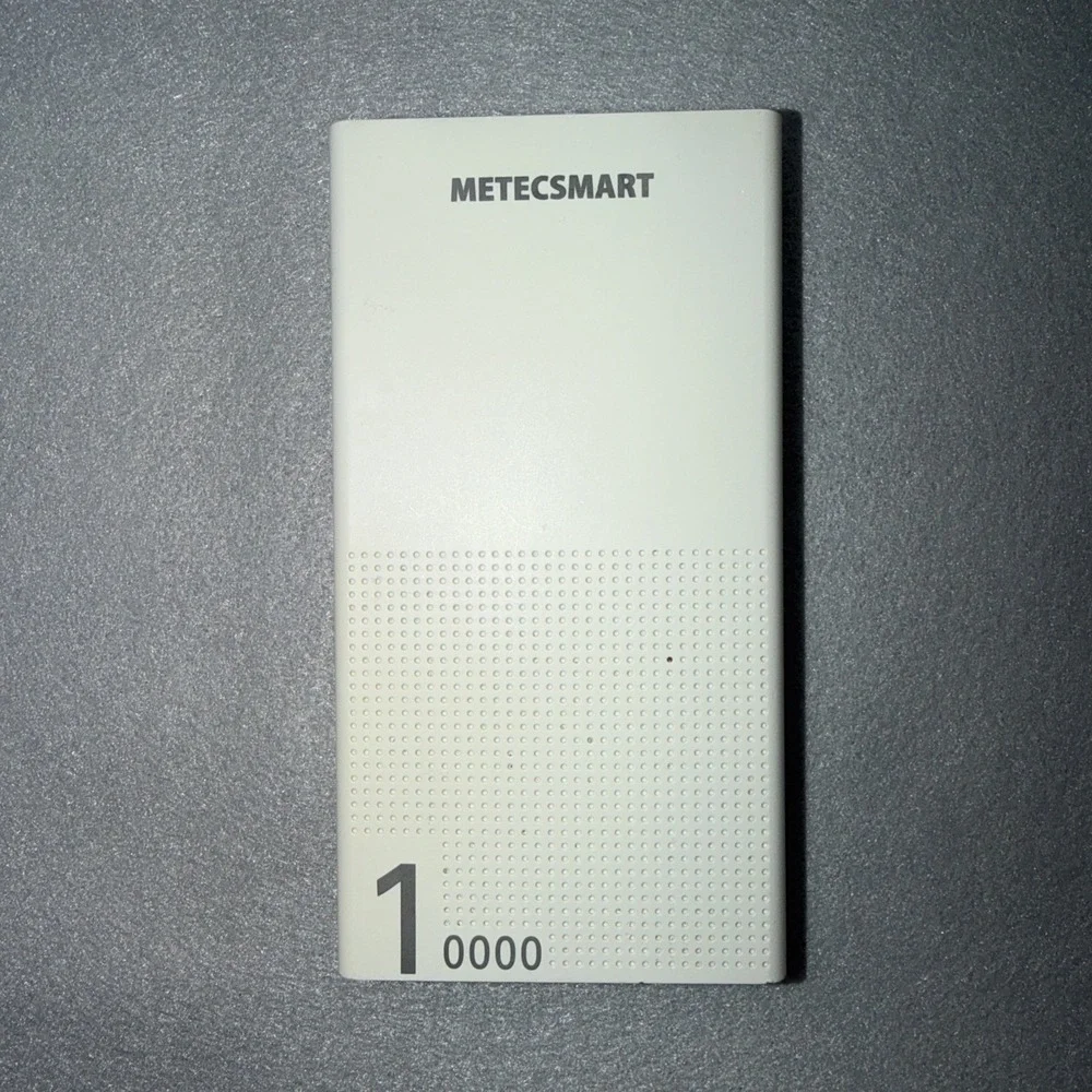 Metecsmart 10000mAh Power Bank Only – Model A-627KN – White - Pre Owned